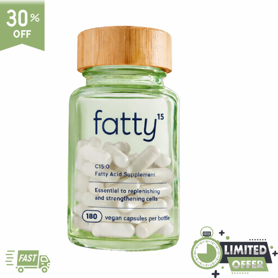 fatty15® — Cellular Health & Longevity Supplement |  90-180 Counts | 30%–50% OFF | Single & 2-Pack Bundles